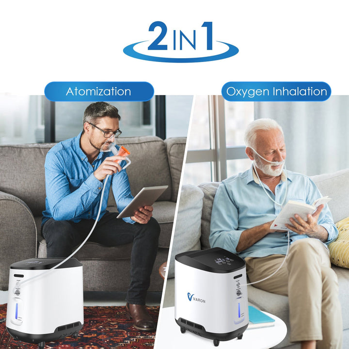 VARON 1-7L/min Home Oxygen Concentrator VH-2