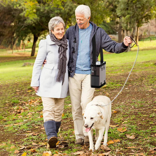 VARON VP-6 pulse portable oxygen concentrator ideal choice for travel, and outdoor oxygen therapy