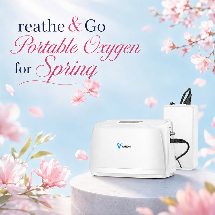 VARON VL-1 Pulse Oxygen Concentrator | Ideal for Mobility, CE-Approved
