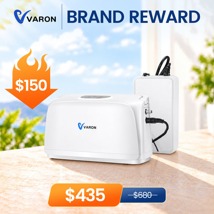 VARON VL-1 Pulse Oxygen Concentrator | Ideal for Mobility, CE-Approved