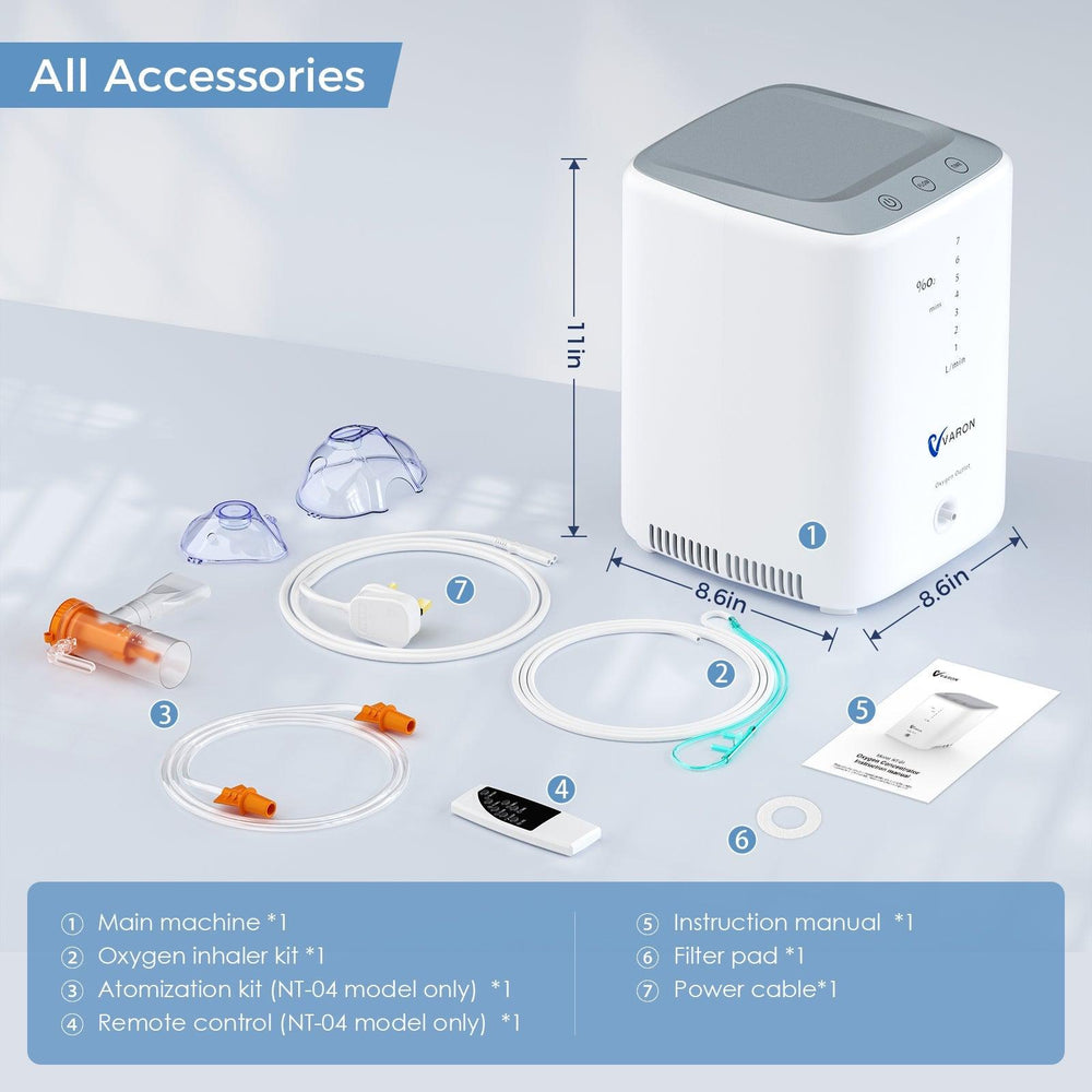 VARON VH-3 Home Oxygen Concentrator Accessories